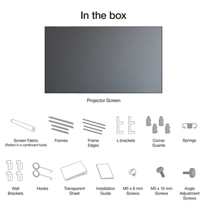 SilverFlex® Ultra 100" Ambient Light Rejecting Mega Screen